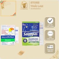 9iiiikk [CHÍNH HÃNG] Cao dán giảm đau Salonpas Thái Lan - 1 Hộp 10 Miếng - Cực Kỳ Hiệu Quả