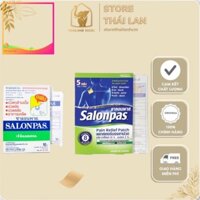 9iiiikk [CHÍNH HÃNG] Cao dán giảm đau Salonpas Thái Lan - 1 Hộp 10 Miếng - Cực Kỳ Hiệu Quả