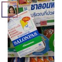 9iiiikk [CHÍNH HÃNG] Cao dán giảm đau Salonpas Thái Lan - 1 Hộp 10 Miếng - Cực Kỳ Hiệu Quả