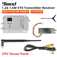 9imod FPV 1.2G 1.6W Bộ phát VTX Bộ thu 12CH VRX 1080-1360 MHz 0,1mW / 25mW / 800mW / 1600mW VTX cho các bộ phận máy bay không người lái FPV tầm xa