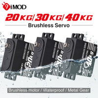 9imod Không Chổi Than Servo 20 / 30 / 40KG Hợp Kim Nhôm Chống Nước Kỹ Thuật Số Bánh Răng Kim Loại Servo Cho Xe RC Xe Tải Xe Bánh Xích Thuyền Robot DIY