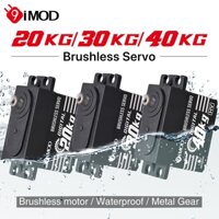 9imod Không Chổi Than Servo 20 / 30 / 40KG Hợp Kim Nhôm Chống Nước Kỹ Thuật Số Bánh Răng Kim Loại Servo Cho Xe RC Xe Tải