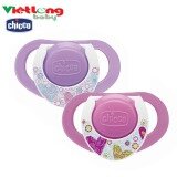 Bộ 2 ty ngậm silicon Physio Compact Tim hồng 12M+