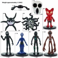 9Pcs ROBLOX GAME DOORS Action Figures Screech Glitch Monster Toy Models Gift