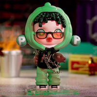 9/[Phiên bản Quê Hương] Hộp mù cơn sốt gấu Meo Đồ trang trí đồ chơi làm bằng tay dòng SkullPANDA đã được xác nhận-pp10 EGEK