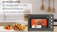 9ttl Lò nướng Toshiba TL-MC40EZF(GR) 40 lít