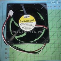 9WF0924S2031 Quạt tản nhiệt 24V 0.5A 92x92x32mm Sanyo 3 dây đầu cắm B2