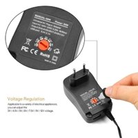 A 3-12V AC DC Power Supply Adaptor 30W 2.1A Charger Adaptor with 6 Plugs Adapter