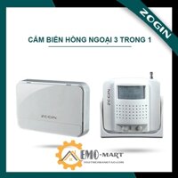 ⚡️𝗕𝗛 𝟭𝟮 𝗧𝗛𝗔́𝗡𝗚⚡️ Chuông Báo Khách ZOGIN ⚡️Kết nối không dây - Tặng kèm 3 pin AA - Cảm biến hồng ngoại với 36 kiểu chuông