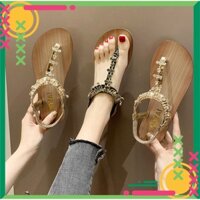 ❤️ A47 Sandal thời trang xỏ ngón đính đá sang chảnh