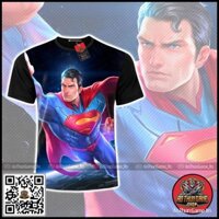 ☘️ Áo liên quân mobile Siêu nhân Super man mới nhất (3D Đen) ☘️ (Shop AoThunGameVn)  ྇