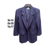 ♥️ Áo Vest Blazer Nữ Xanh Trơn 2 lớp 2hands (Hàng Si Nhật)