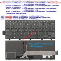 ⚡️ Bàn phím Laptop Dell Vostro 14-5000 series 5442 5443 5445 5447 5451 5455 5457 5458 5459 Latitude 3450 3460 3470 3480