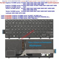 ⚡️ Bàn phím Laptop Dell Inspiron 14-5000 series 5442 5443 5445 14-5447 P49G 5451 5455 5457 5458 14-7000 7447