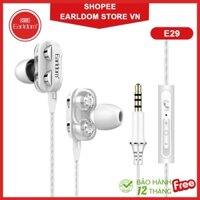 ✔️ Bảo Hành 99 Năm ✔️ Tai Nghe Có Dây Earldom Kèm Mic Và Chỉnh Âm Lượng E29 Chính hãng Earldom | EARLDOM STORE ✔️