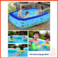 ❤️ Bể Bơi Phao Cho Bé và Cả Gia Đình, Bể Bơi Phao Cho Trẻ Em Hình Thú có đáy chống trơn trượt