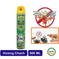 ⚡️ Bình Xịt Côn Trùng, Bình Xịt Muỗi Falcon S21 Hương Chanh 600ml