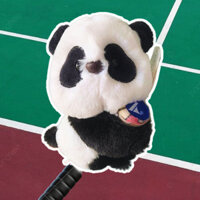 ⬛️ Bọc Bảo Vệ Cán Vợt Cầu Lông GẤU TRÚC ĐEN PANDA Nhồi Bông Đáng Yêu THÚ ÔM VỢT QUÀ TẶNG