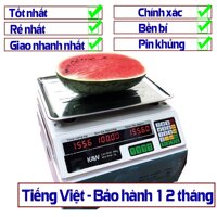 ✔️ Cân Tính Tiền 40kg Điện Tử Cao Cấp Công Nghệ Hàn Quốc, Led 2 Mặt, Dễ Dàng Sử Dụng, Tính Tiền Chính Xác [BH 1-1]