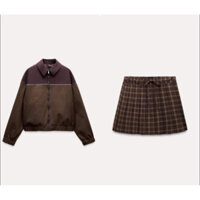 ♥️🍀 Chân váy ZARA kẻ Caro Size S xinh xinh lắm luôn ạ, em xin pass nhanh trộm vía chị em nào có Duyên ạ