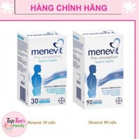 ❣️ [CHÍNH HÃNG 100%] Viên Uống Menevit Nâng Cao Chất Lượng Tinh Trùng Úc 30 viên & 90 viên 💯