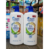 🌰☘️ Dầu gội xả 2in1 Head & Shoulders Complete Scalp Care With Almond Oil & Aloe Vera 1.18 l- Made in USA ☘️🌰