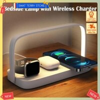 ✴️ Đèn ngủ sạc không dây 3 In 1 Wireless Charging Bedside Lamp Table - TerryStore