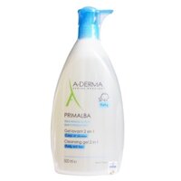 A-derma Primalba Cleansing Gel 2in1: Sữa Tắm Gội cho Em Bé (500ml)