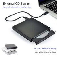 à đọc đĩa DVD-RW dây cắm USB 2.0 đầu đọc DVD quang học dành cho ổ cứng ngoài và máy tính xách tay - INTL-198-123BOXVN