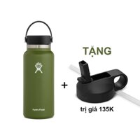 [𝐓Ặ𝐍𝐆 𝐊È𝐌 𝐍Ắ𝐏 𝐇Ú𝐓] Bình Giữ Nhiệt Hy.d.r.o .Fla.sk Cao Cấp 1 lít - Bình Nước Giữ Nhiệt Cao Cấp Của Mỹ Tặng Kèm Nắp Hút.