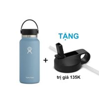 [𝐓Ặ𝐍𝐆 𝐊È𝐌 𝐍Ắ𝐏 𝐇Ú𝐓] Bình Giữ Nhiệt Hy.dro F.l.a.sk Cao Cấp 1 lít - Bình Nước Giữ Nhiệt Cao Cấp Của Mỹ Tặng Kèm Nắp Hút.