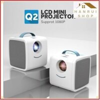 ☘️ FREESHIP ☘️ Máy chiếu mini Q2 LCD PROJECTOR 1080P👌👍🏼