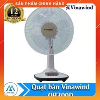 ♥️ [FreeShip] Quạt bàn Vinawind QB300-Đ sải cánh 300mm - Điện cơ thống nhất, Hàng chính hãng - Bảo hành 12 tháng