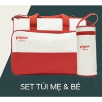 ❤️ [FREESHIP] Set Túi Đựng Đồ Mẹ & Bé Pigeon Chính Hãng, Set Túi Mẹ Bé Pigeon tiện dụng, túi bỉm sữa