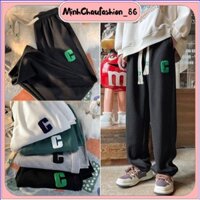 ⚠️ FREESHIP⚠️ Quần Jogger Tổ Ong Chữ C - Quần Ống Rộng,Thể Thao Unisex Dày Dặn Phong Cách Ulzang C008