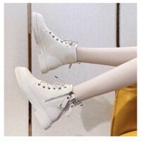 ✔️ GIÀY BOOT DA NỮ DÂY KÉO