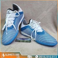 ⛸️ Giày Đá Bóng Winbro Cổ Cao Xanh Nhạt - Giày Đá Banh TF Khâu Full Đế và Tặng kèm túi rút *  *