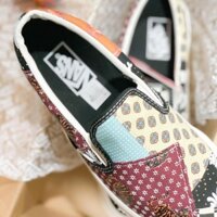 ☝️🏻 Giày Sneaker Nam, Giày Vans REAL Slip On Patchwork cho nam nữ