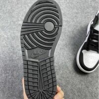 ️🥇 Giày Sneaker Nike Jordan Panda Cổ Cao, Giày JD1 Thời Trang Nam Nữ Đen Trắng Bằng Da Cao Cấp -ju2 -VS(*