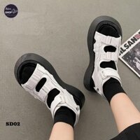 ↪️ [Hàng Sẵn] [Ảnh Thật] [Freeship] Giày Sandal Nữ Đế Bánh Mì Đi Học Đi Chơi - SD02