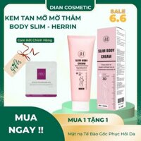 ✔️ HERRIN - KEM TAN MỠ BODY SLIM CREAM Tan mỡ ngừa ran mờ thâm