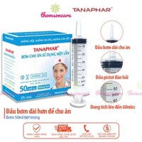 ❤️ [HỘP 25 CÁI] Bơm cho ăn sử dụng 1 lần 50ml/cc, ống Bơm tiêm y tế cho ăn 50ml, Xilanh xi lanh bơm cho ăn 50cc 50ml