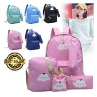 ⚠️ HOT ⚠️ BỘ 5 MÓN BALO THỜI TRANG - TÚI ĐEO CHÉO - TÚI RÚT - VÍ - HỘP BÚT CAO CẤP