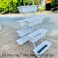 ☘️ KỆ TRỒNG RAU SẠCH 7 TẦNG TẠI NHÀ ☘️ KỆ 7 TẦNG TRỒNG RAU HÌNH BẬC THANG 2 CHIỀU TIẾT KIỆM DIỆN TÍCH BAN CÔNG CHUNG CƯ