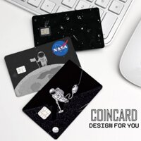 👨‍🚀 NASA (Sticker / Miếng dán Thẻ ATM Thẻ Ghi nợ Tín dụng)    Dán thẻ ATM CoinCard