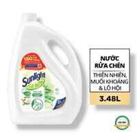 ⚡️ Nước Rửa Chén Sunlight Extra Thiên Nhiên Muối Khoáng Và Lô Hội Can 3.48 Lít