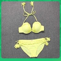 Á o bikini l bikini kí ná o Bộ đồ bơi bikini ngực nhỏ có thể giảm giá thời trang Bộ đồ bơi chia đôi gợi cảm Kỳ nghỉ nữ có hỗ trợ bằng thép Bơi giải trí