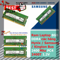 𝙂𝙄Á 𝙂Ố𝘾 Ram LAPTOP 8GB DDR4 các hãng Hynix / Samsung / Kington Bus 2400Mhz PC4 2400 1.2V Dùng Cho Máy Tính Xách Tay