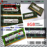 𝙂𝙄Á 𝙂Ố𝘾 Ram Laptop DDR3 Kingston - Samsung 8GB Bus 1333MHz PC3-10600 1.5V Chính Hãng Dùng Cho Máy Tính Xách Tay các