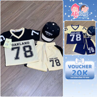 [À ƠI KID FASHION] E33- bộ cộc cổ tim oakland- a117.1303